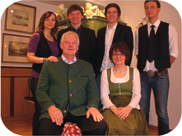 Familienfoto von Familie Langmayr